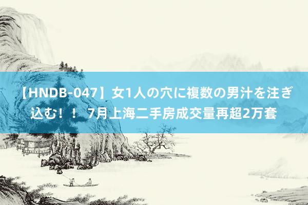 【HNDB-047】女1人の穴に複数の男汁を注ぎ込む！！ 7月上海二手房成交量再超2万套