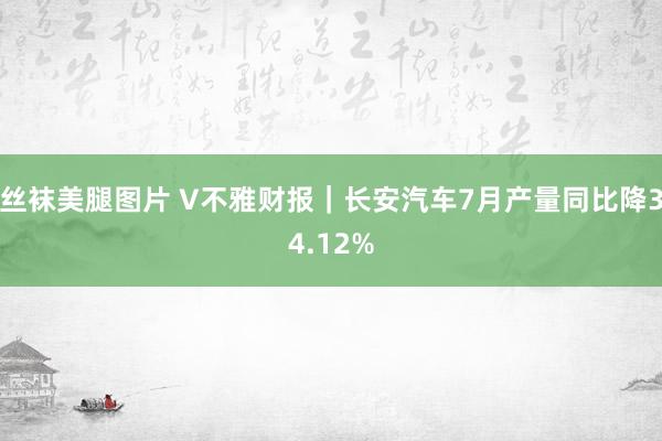 丝袜美腿图片 V不雅财报｜长安汽车7月产量同比降34.12%