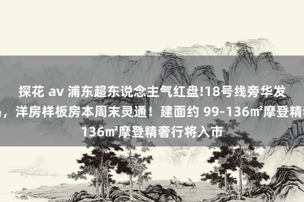 探花 av 浦东超东说念主气红盘!18号线旁华发不雅澜半岛，洋房样板房本周末灵通！建面约 99-136㎡摩登精奢行将入市